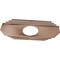 Ekena Millwork Chrysler Wood Fretwork Pierced Ceiling Medallion, Wood (Paint Grade), 26"W x 13"H x 6 7/8"ID x 3/8"T CMWP26X13X0375CSMF - alternate 2